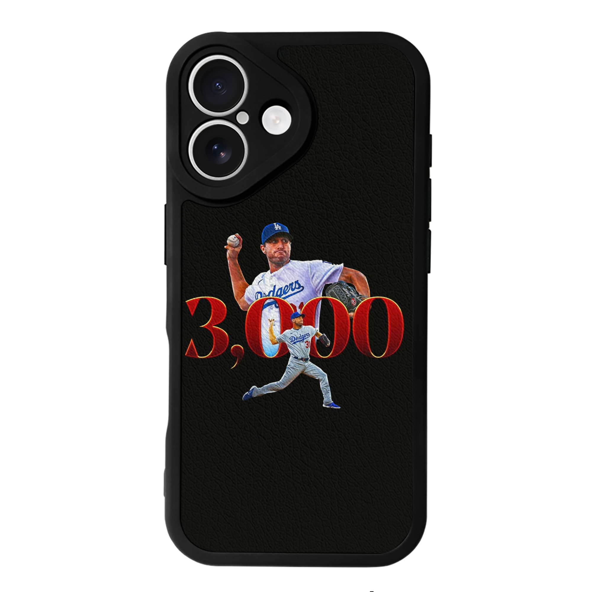  IPhone 16 Silicone Leather Case – UV Print, Lambskin Texture – Perfect Fit, Wireless Charging Compatible, Scratch Resistant, Precise Cutouts – Stylish Protection For IPhone 16